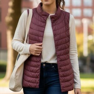 Athleta Small Down Lightweight Vest